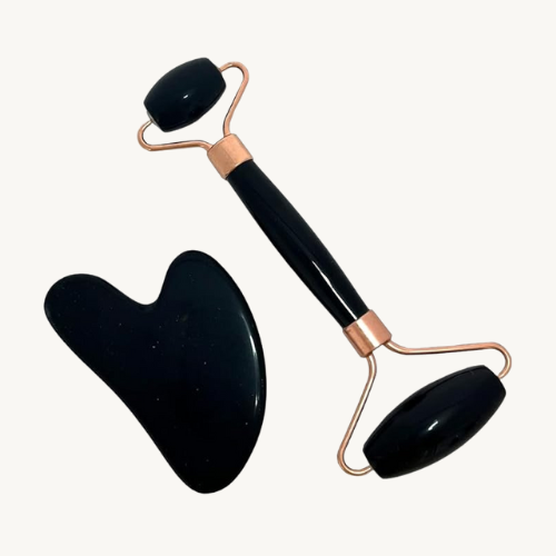 Obsidian Gua Sha Set