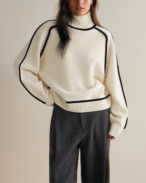Turtleneck Cardigan